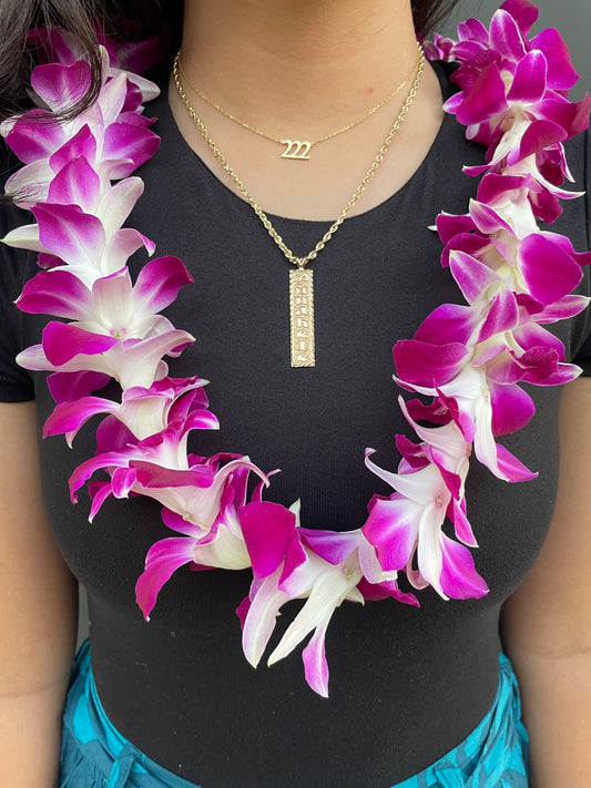 Classic Single Orchid Lei